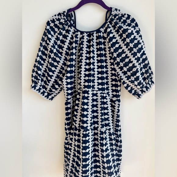 Maje fully embroidered dress in blue, NWT. - Picture 4 of 5